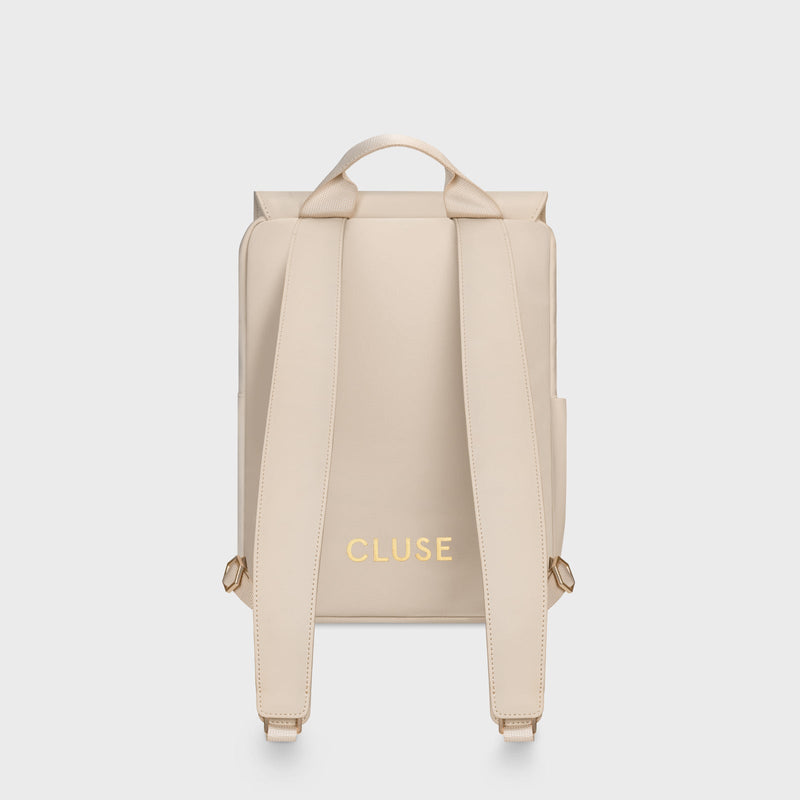Nuitée Petite Backpack - Beige & Gold