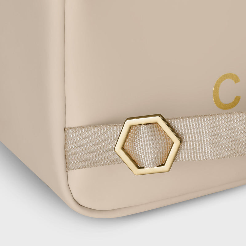 Nuitée Petite Backpack - Beige & Gold