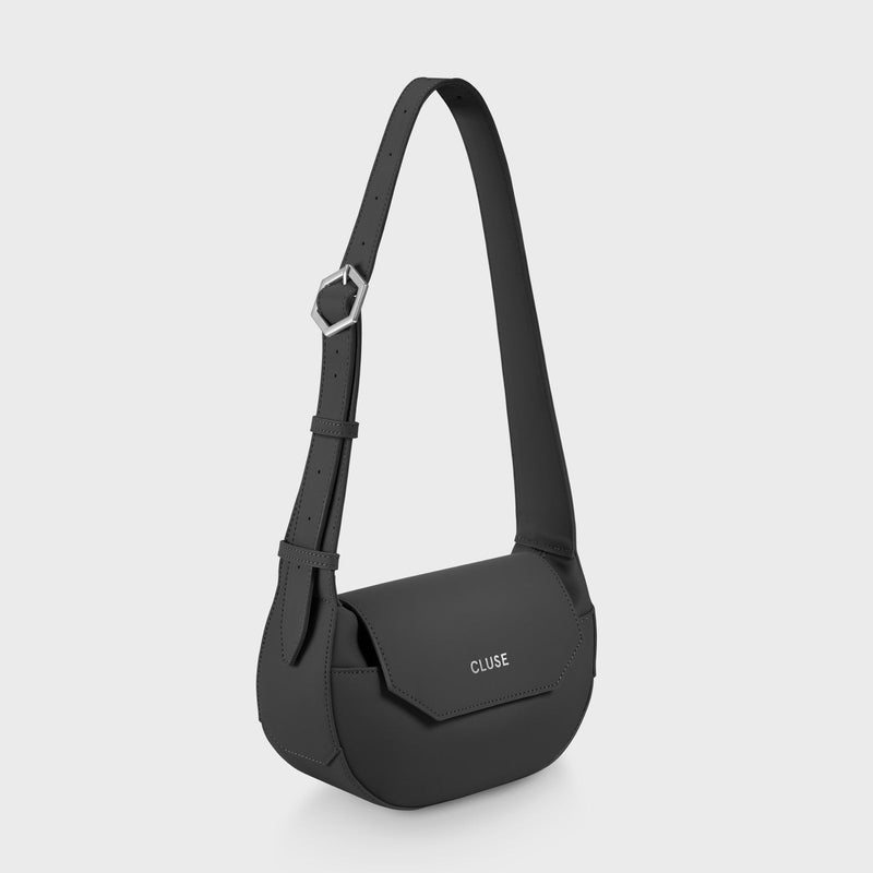 Sacroisé Petite Crossbody - Black & Silver