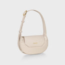 Sacroisé Petite Crossbody - Beige & Gold