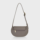 Sacroisé Petite Crossbody - Dark Grey & Gold