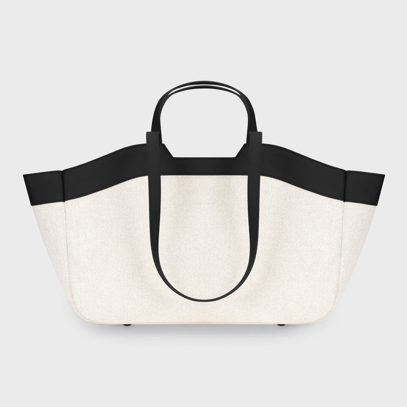 Tote Bag - Beige & Black