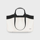 Tote Bag - Beige & Black