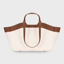 Tote Bag - Beige & Brown