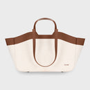 Tote Bag - Beige & Brown