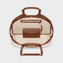 Tote Bag - Beige & Brown