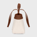 Tote Bag - Beige & Brown