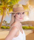 Caprini Hat - Natural & Orange