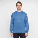 Plain Crew Neck Jumper - Denim