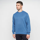 Plain Crew Neck Jumper - Denim