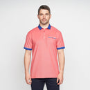 Contrast Collar Polo - Poppy