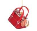 Dog in Carry Bag Shaped Bauble
