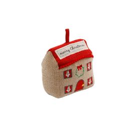 15x16cm Xmas Cottage Doorstop