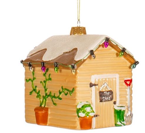 Garden Shed Shaped Bauble