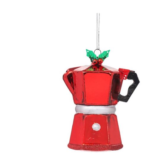 Coffee Pot Shaped Bauble