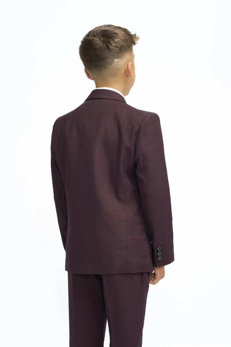 Caridi 3 Piece Suit - Wine