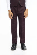 Caridi 3 Piece Suit - Wine