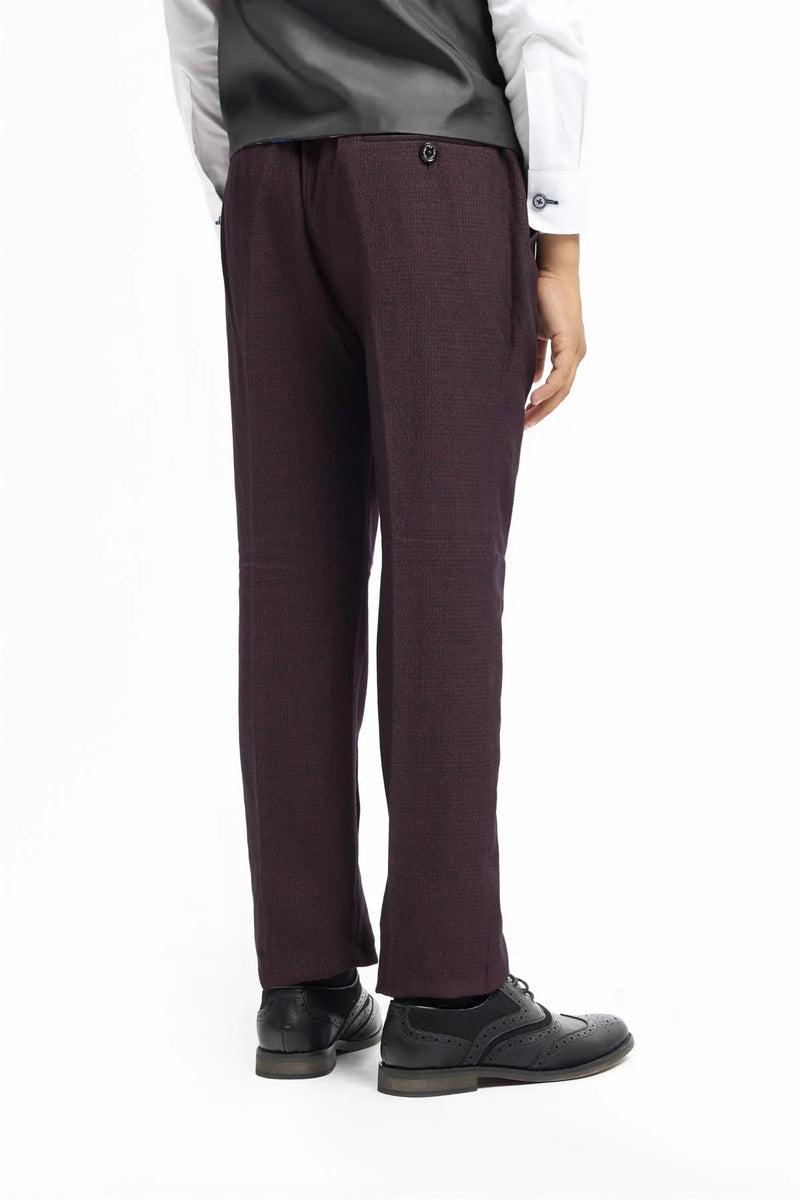 Caridi 3 Piece Suit - Wine