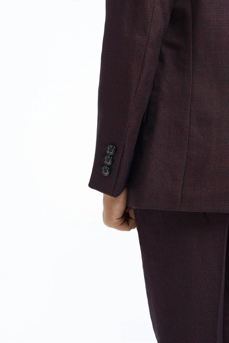 Caridi 3 Piece Suit - Wine