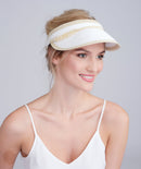 Cassini Visor - White & Natural