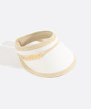 Cassini Visor - White & Natural