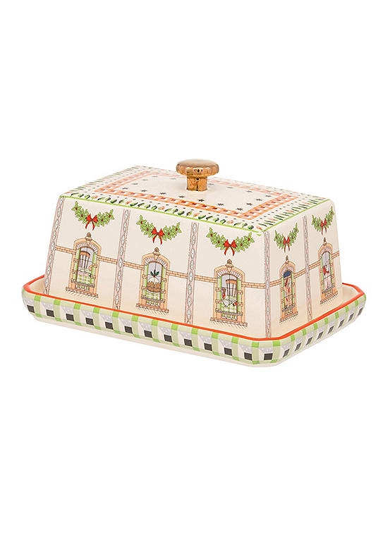 Christmas Butter Dish - Dolls House