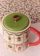 Christmas Teapot - Dolls House