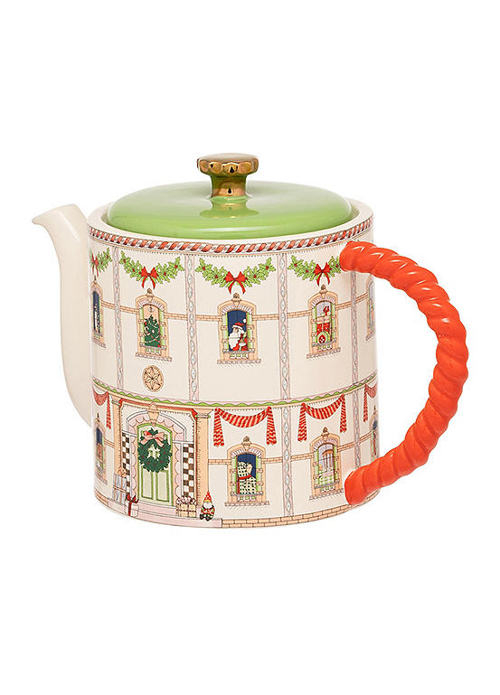 Christmas Teapot - Dolls House