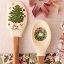 Christmas Wreath Silicone Spatula & Spoon Set