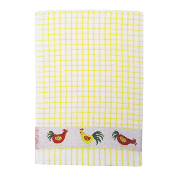 Poli-Dri Jacquard Chickens Tea Towel