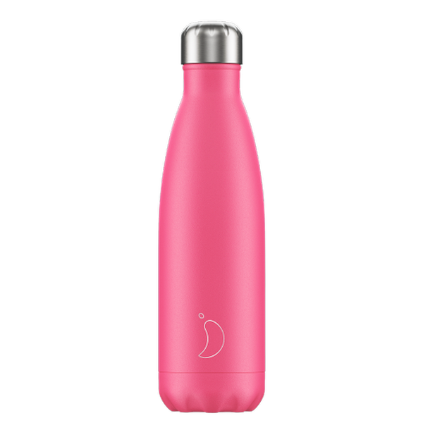 Water Bottle 500ml - Neon Pink