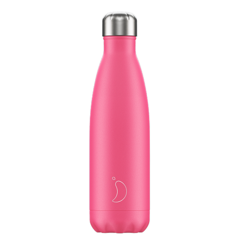 Water Bottle 500ml - Neon Pink