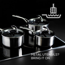 SteelShield™  3 Piece Saucepan Set
