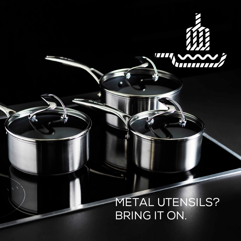 SteelShield™  3 Piece Saucepan Set