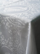 Pure Linen Celtic Damask Tablecloth - 177X274CM