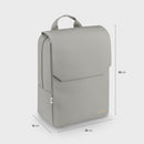 Nuitée Backpack - Light Grey & Gold