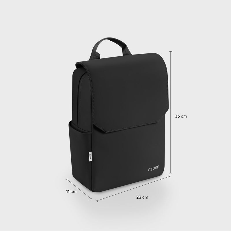 Nuitée Petite Backpack - Black & Silver