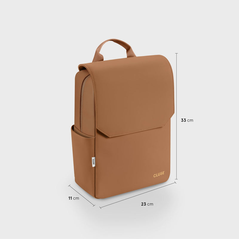 Nuitée Petite Backpack - Camel & Gold