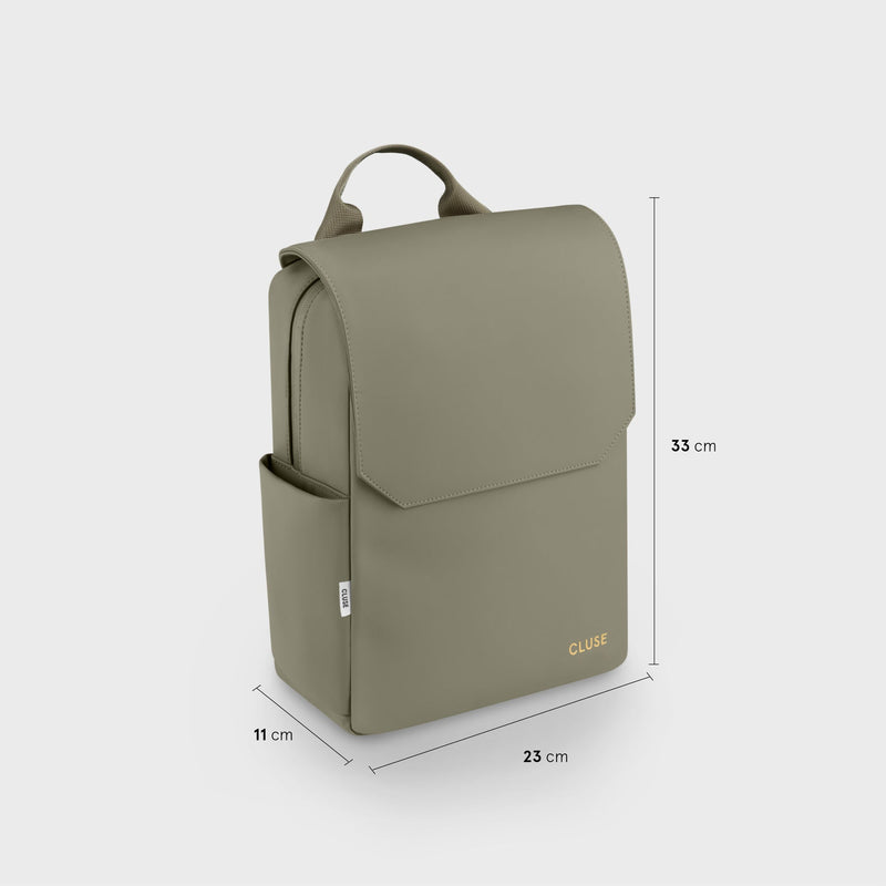 Nuitée Petite Backpack - Light Green & Gold