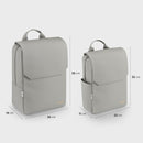 Nuitée Petite Backpack - Light Grey & Gold