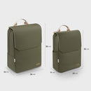 Nuitée Petite Backpack - Dark Green, Beige & Gold