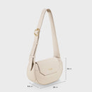 Sacroisé Petite Crossbody - Beige & Gold