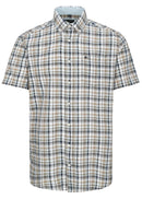 Short Sleeve Casual Shirt - Dark Sand Mel
