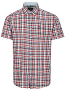 Short Sleeve Casual Shirt - Red