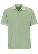 Short Sleeve Polo Shirt - Ivy Green Melange