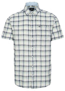 Short Sleeve Casual Shirt - Ivy Green Melange