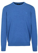 Round Neck Jumper - Indigo Mel