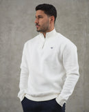 Zach 1/4 Zip Sweatshirt - Cream