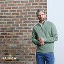 Damon 1/2 Zip Sweatshirt - Basil