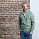 Damon 1/2 Zip Sweatshirt - Basil